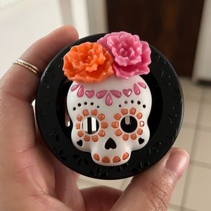 BBW Day of the Dead Sugar Skull Car Visor Scentclip Rare Halloween 2022